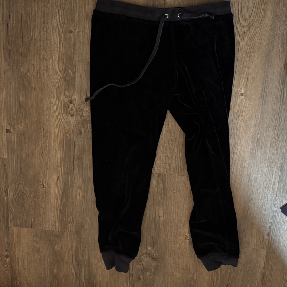Juicy Couture Black Velvet Men's Pants